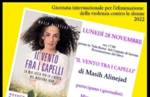 Al circolo UAAR di Savona “Il vento tra i capelli” Al circolo UAAR di Savona "Il vento tra i capelli, la mia lotta per la libertà nel moderno Iran" di Mashi Alinejad