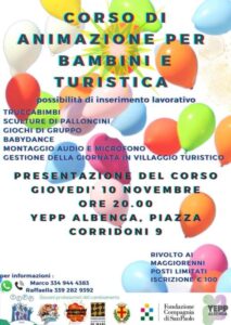 Corso animazione YEPP Albenga