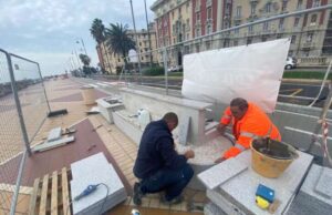 Al via ai lavori in Corso Italia Lavori in corso Italia a Genova