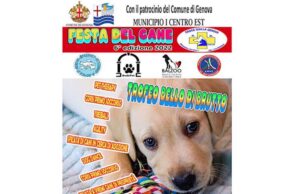 Domenica 20 novembre all’Acquasola la Festa del Cane Domenica 20 novembre all’Acquasola la Festa del Cane