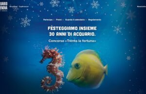 Acquario di Genova, al via il contest online “Trenta la fortuna” Acquario di Genova