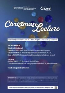 Christmas lecture 2022-Genova
