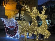 Ultima settimana in città per la slitta futuristica di Babbo Natale