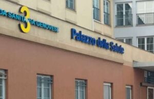 Lavori al Palazzo della Salute in Fiumara Palazzo della Salute di Fiumara a Genova