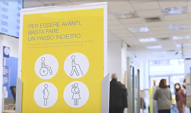 Poste Italiane-Accessi facilitati per i disabili
