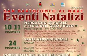 Eventi per il nuovo anno, tutto pronto a San Bartolomeo al Mare San Bartolomeo al Mare