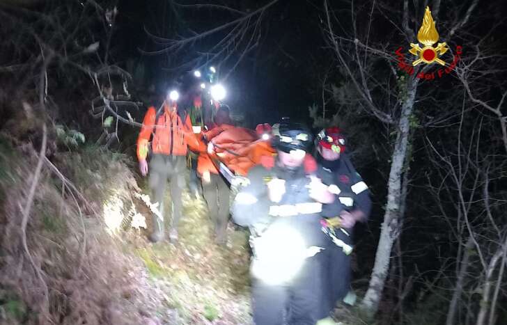 Orero, cacciatore si infortuna, soccorso da VVF e CNSAS