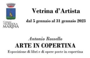 Arte in copertina ad Albissola Marina Savona Arte in copertina ad Albissola Marina Savona, inaugurazione 5 gennaio 2023 presso il CENTRO ARTIGIANALE RESTAURI