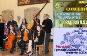 Concerto “Pro Musica Antiqua” nell’Oratorio Nostra Signora Assunta di Varazze Concerto "Pro Musica Antiqua" nell’Oratorio Nostra Signora Assunta di Varazze