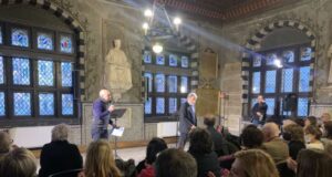 Ieri a Palazzo San Giorgio per “I porti delle storie” di Teatro Pubblico Ligure, appuntamento aperto dai saluti di Bucci, Signorini e Toti