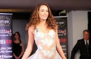 Liliana Martinelli alla Fashion week di Sanremo con stilisti europei