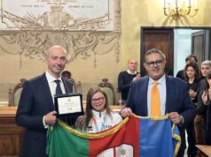 Marta Cantero-Premiazione da Regione Liguria e Comune di Chiavari