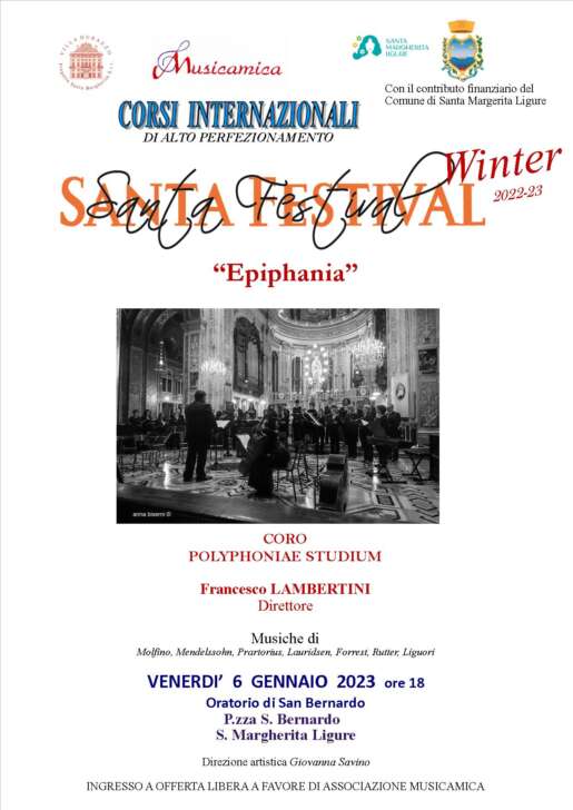 Musicamica-Polyphoniae Studium locandina 6 gennaio