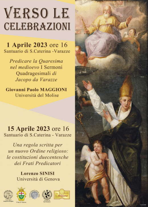A Varazze due incontri del Centro Studi Jacopo da Varagine dedicati al beato Jacopo