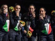 Mara Navarria, campionessa di scherma, fa tappa a Genova
