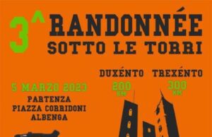 Ad Albenga domenica la Randonnèe sotto le torri