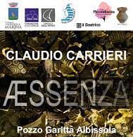Aessenza performance di Claudio Carrieri 11 marzo a Pozzo Garittà di Albissola Marina