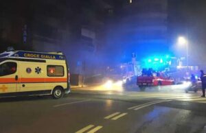 Incendio in via Mosso, stabile evacuato | Video Incendio in via Mosso