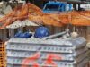 Sciopero dei lavoratori dello scolmatore del Bisagno