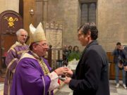 Il Questore di Imperia consegna a Monsignor Suetta l’olio di Capaci
