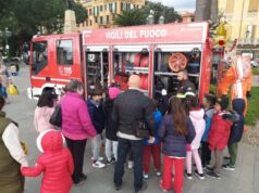 S. Margherita | L’incontro con i bambini: presenti i vigili del fuoco