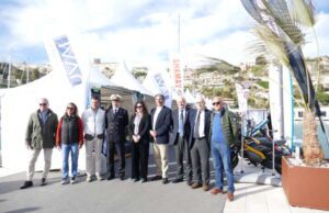 I vertici di Confindustria Imperia con le autorità civili e militari presenti all’inaugurazione di “Toys and tenders”