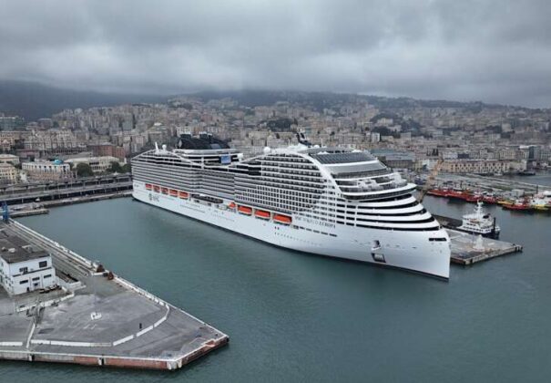 Arrivata a Genova MSC World Europa, nave con 2.626 cabine