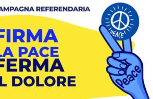 E’ partita la raccolta delle firme contro invio di armi in Ucraina