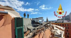San Teodoro, tetto di un fabbricato crolla: sul posto i VVF