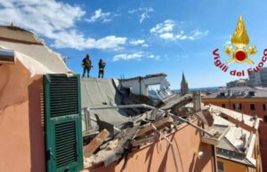 San Teodoro, tetto di un fabbricato crolla: sul posto i VVF San Teodoro, tetto di un fabbricato crolla: sul posto i VVF