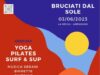 Ad Arenzano torna "Bruciati dal sole"; festival con yoga, pilates, surf, musica con dischi in vinile e cibo locale