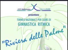 Al PalaGarassini di Loano il secondo torneo “Riviera delle Palme” di ginnastica ritmica sabato 3 e domenica 4 giugno