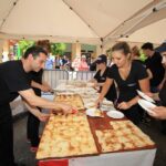 La festa della focaccia di Recco a fine maggio