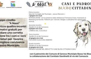 Cani e padroni buoni cittadini, iniziativa del Municipio Bassa Valbisagno