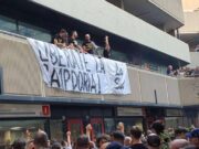 Un migliaio di tifosi della Sampdoria in Corte Lambruschini
