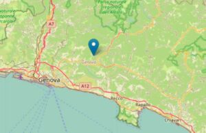 Ingv: terremoto 2.3 a Genova, epicentro a Davagna. Nessun ferito