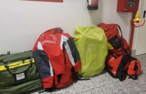 Maltempo Emilia-Romagna, parte colonna dei VVF da Genova Maltempo EmiliaRomagna, parte colonna dei VVF da Genova