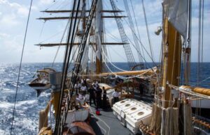 Ocean Race, la Nave Palinuro ormeggiata a Genova Ocean Race, la Nave Palinuro ormeggiata a Genova