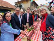 La festa per la riapertura del Trenino di Casella