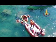 Le esercitazioni dei vigili del fuoco della Spezia a Lerici