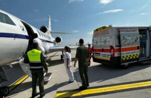Un piccolo in pericolo di vita in volo dalla Sardegna al Gaslini Un piccolo in pericolo di vita in volo dalla Sardegna al Gaslini