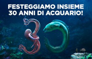 L’Acquario di Genova compie 30 anni L’Acquario di Genova compie 30 anni, importante traguardo per la struttura, gestita da Costa Edutainment e visitata da 33 milioni di amici