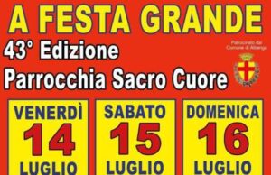 Ad Albenga grande festa alla Parrocchia del Sacro Cuore