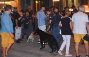 Alassio e Albenga, impiegati anche i cinofili durante i controlli Alassio ed Albenga, impiegati anche i cinofili Durante i controlli