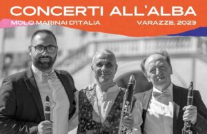Domenica 3 settembre alle 6:40 al Molo marinai d’Italia di Varazze Domenica 3 settembre 2023 alle ore 0640 al Molo marinai d'Italia di Varazze vi aspettiamo per l'ultimo concerto all'alba