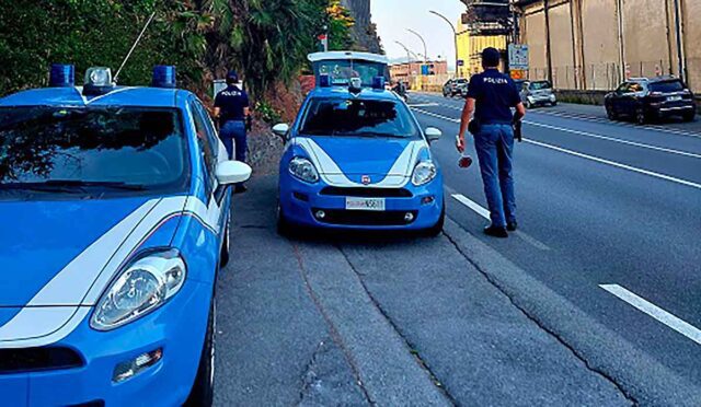 L’attività della polizia Savona nella giornata di domenica