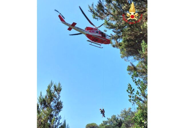 Portofino, ancora un soccorso dei VVF e CNSAS Portofino, ancora un soccorso dei VVF e CNSAS