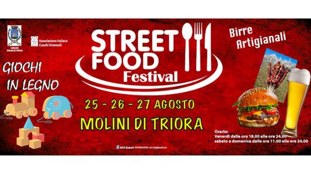 Molini di Triora, nel weekend torna lo street food Molini di Triora, nel weekend torna lo street food