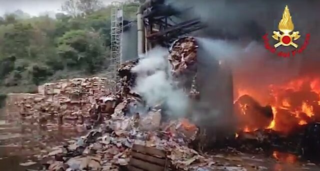 Incendio Sant’Olcese, una precisazione dell’azienda ReLife Recycling