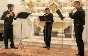 Concerto barocco ad Albissola Marina Trio di flauti-Matteo Cagno,Davide Calcagno Federico Vallerga